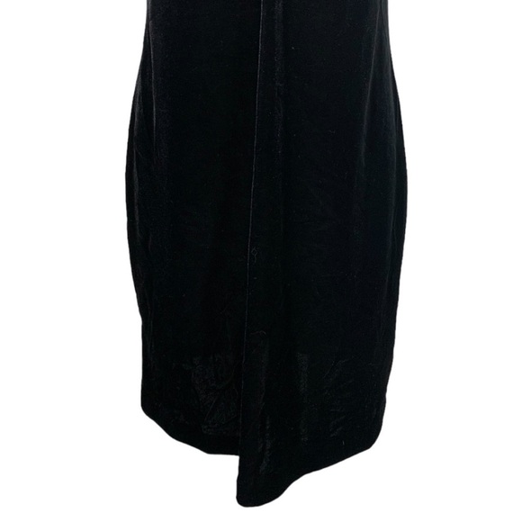 Vintage Stella Velvet Sleeveless Mini Dress Size Medium - Picture 4 of 9